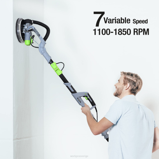 WORKPRO 720w elektrisk gipsslipmaskin med vakuum morden 0ZLD228 verktyg