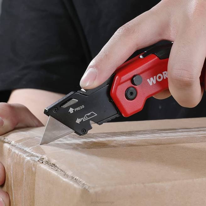 WORKPRO verktygsknivblad, sk5 stålbox skärblad refills, standardstorlek med individuell dispenser, förpackning om 50 morden 0ZLD55 verktyg