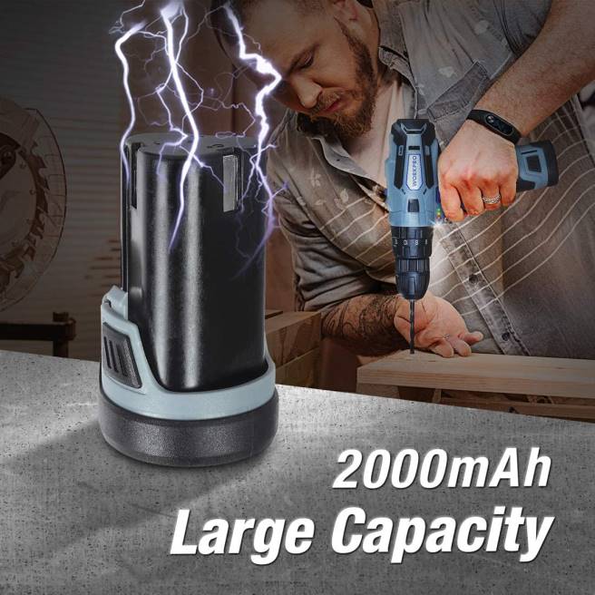 WORKPRO 12v 2.0ah litiumjonbatteri hjälpsam 0ZLD224 verktyg