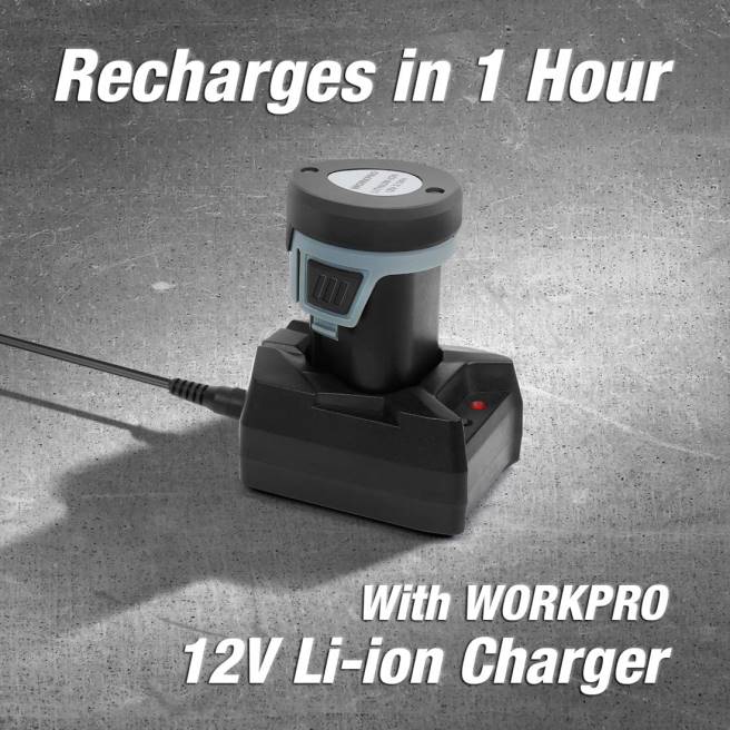 WORKPRO 12v 2.0ah litiumjonbatteri hjälpsam 0ZLD224 verktyg