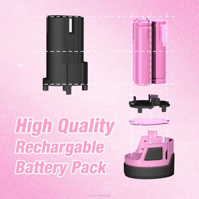 WORKPRO 12v litiumjonersättningsbatteri för 12v sladdlös borrmaskin rosa 0ZLD223 verktyg