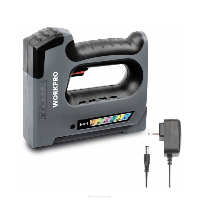WORKPRO 6 i 1 3,6V uppladdningsbar sladdlös häftpistol användbar 0ZLD166 verktyg