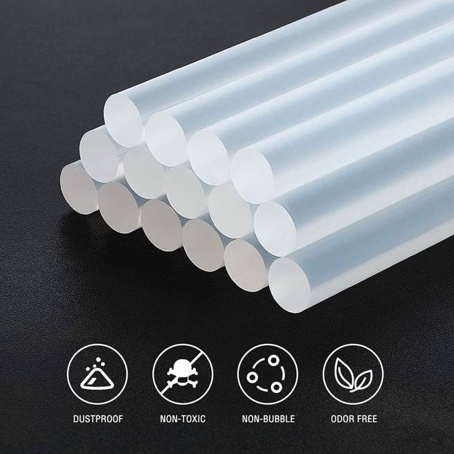 WORKPRO 100-pack varmlimstift i full storlek som är kompatibla med de flesta limpistoler ny 0ZLD196 verktyg
