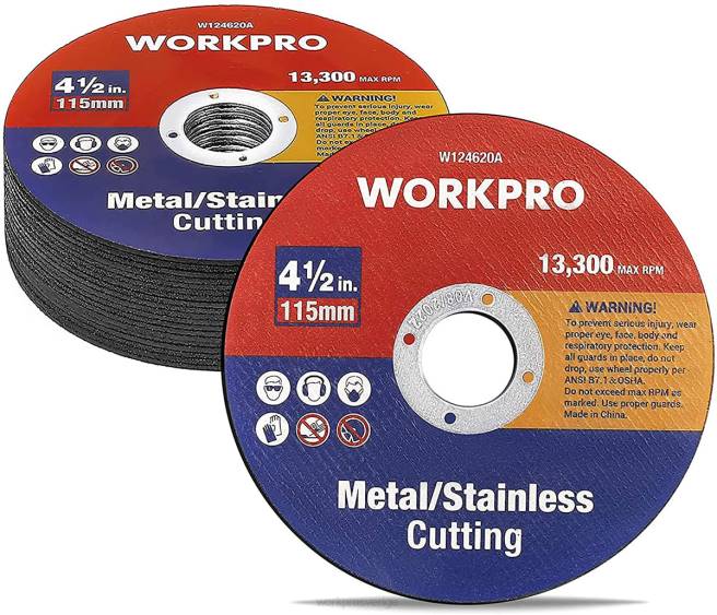 WORKPRO 20 st metall rostfria kapskivor tunn metallkapskiva för vinkelslip användbar 0ZLD195 verktyg
