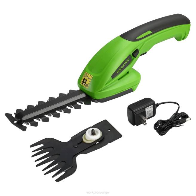 WORKPRO 2 i 1 handhållen häcksax 7.2v elektrisk grästrimmer häcksax/gräsklippare morden 0ZLD294 verktyg