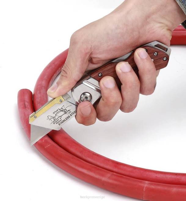 WORKPRO hopfällbar verktygskniv träskaft kraftig skärare morden 0ZLD39 verktyg