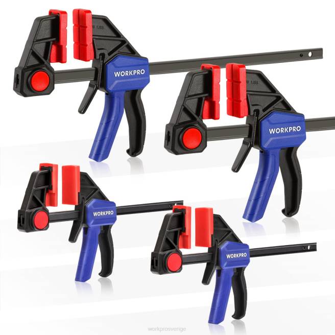 WORKPRO stångklämmor för träbearbetning, 150/300lbs lock ny 0ZLD121 verktyg