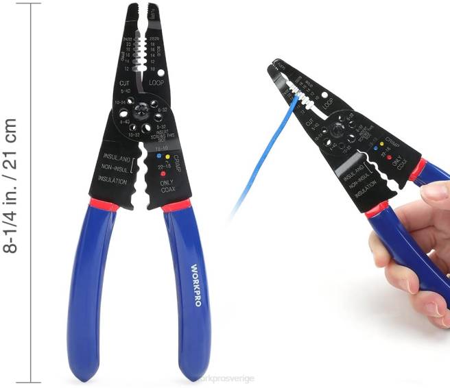 WORKPRO 582 st krympklämmor trådanslutningar värmekrympslang elektrisk reparationssats med wire cutter stripper användbar 0ZLD152 verktyg