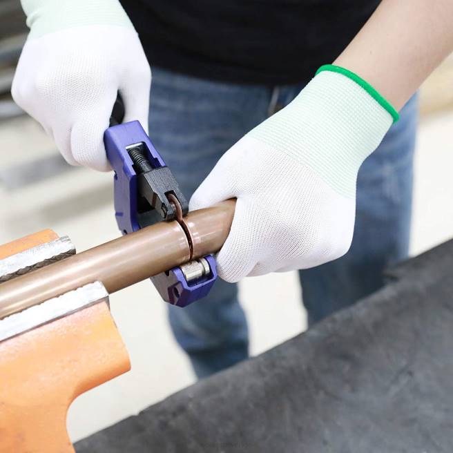 WORKPRO rörskärare, 1/8 till 1-1/8 tums rörskärare, kraftig rörskärare för tunna kopparpvc aluminiumrör användbar 0ZLD153 verktyg