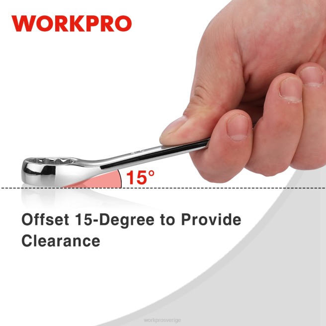 WORKPRO 12 st metriska 8-19 mm, premium cr-v kombinationsnyckelsats ny 0ZLD95 verktyg