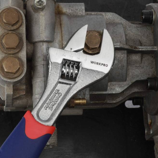 WORKPRO 3 st skiftnyckelset morden 0ZLD83 verktyg