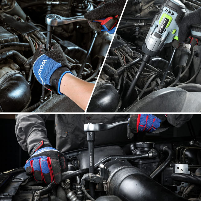 WORKPRO 9 st impact driver förlängningsstångssats morden 0ZLD141 verktyg