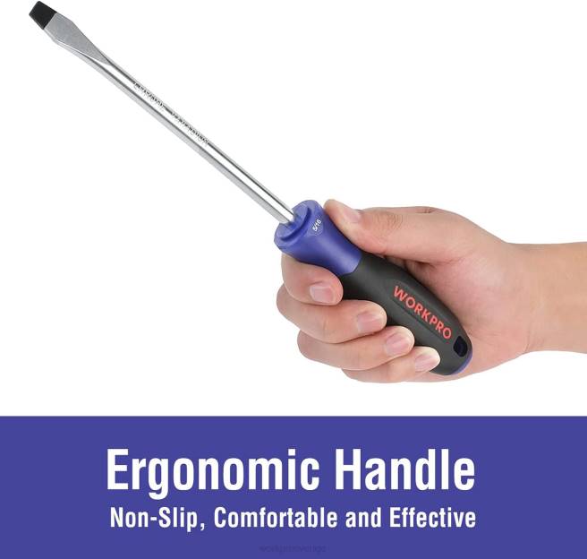 WORKPRO magnetisk skruvmejselsats, 16 st torx slitsade phillips precisionsskruvmejslar med magnetiserare ny 0ZLD98 verktyg