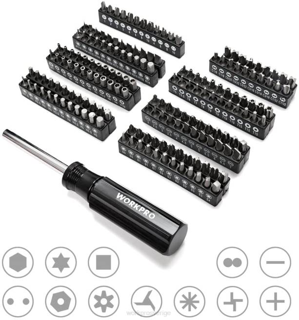 WORKPRO 450 st universell professionell mekanik verktygssats med kraftig låda användbar 0ZLD306 verktyg