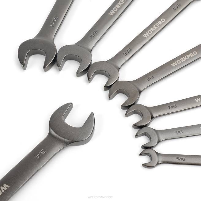 WORKPRO 8 st flex-head-spärrnyckelsats med organiseringsväska användbar 0ZLD86 verktyg