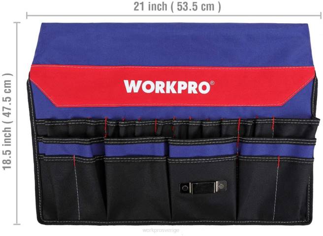 WORKPRO hinkverktygsorganisator med 51 fickor (exklusive verktyg) hjälpsam 0ZLD20 lagring